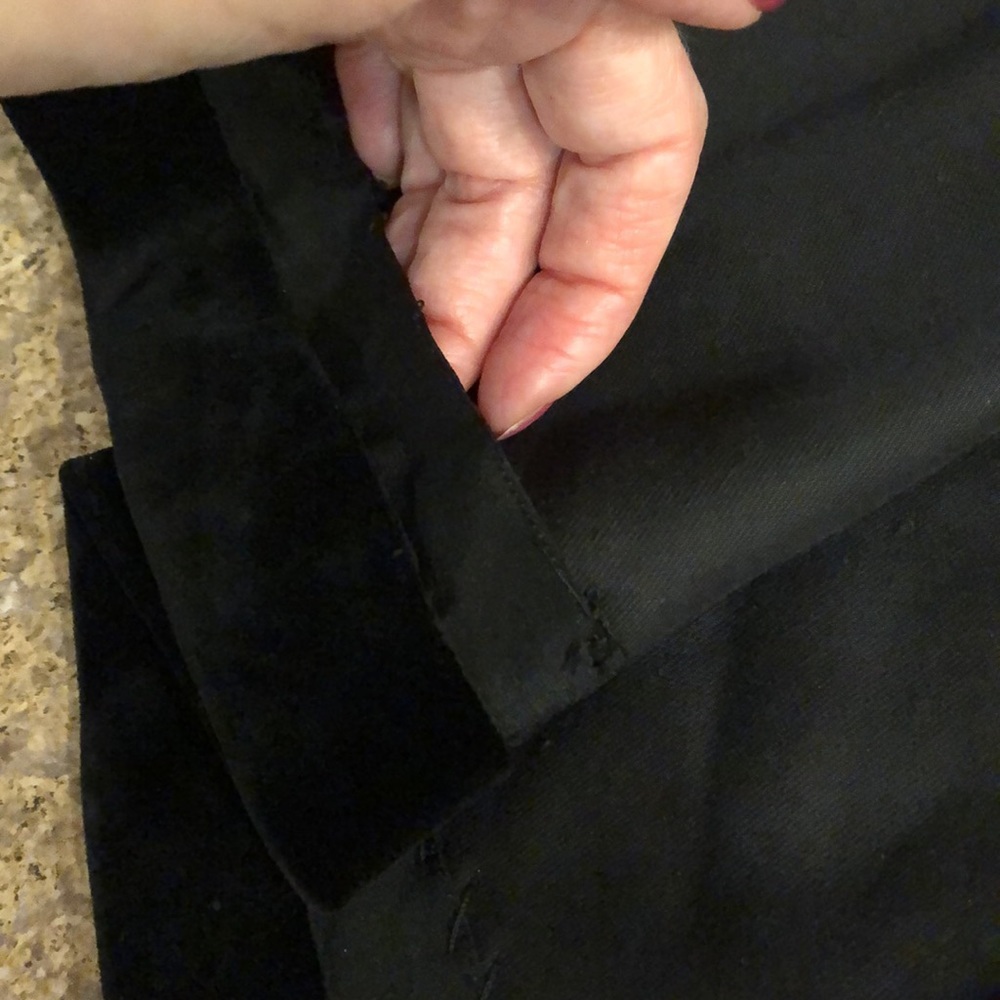 Vintage Black Velvet Long Dress Handmade Small? XS? See Rough Measurements - Picture 10 of 17